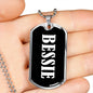 Bessie v02 - Luxury Dog Tag Necklace