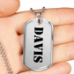 Davis - Luxury Dog Tag Necklace