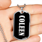 Coleen v03 - Luxury Dog Tag Necklace