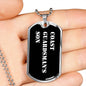 Coast Guardsman's Son v3 - Luxury Dog Tag Necklace
