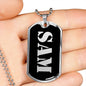 Sam v3 - Luxury Dog Tag Necklace