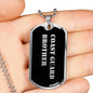Coast Guard Brother v2 - Luxury Dog Tag Necklace