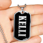 Kelli v01s - Luxury Dog Tag Necklace