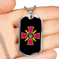 Ukrainian Ground Forces - Luxury Dog Tag Necklace