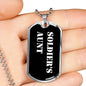Soldier's Aunt v3 - Luxury Dog Tag Necklace