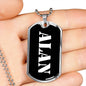 Alan v2 - Luxury Dog Tag Necklace