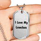 Love My Löwchen v4 - Luxury Dog Tag Necklace