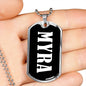 Myra v02 - Luxury Dog Tag Necklace