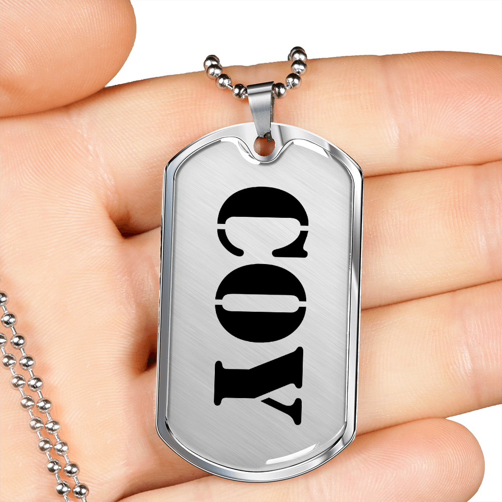 Coy - Luxury Dog Tag Necklace