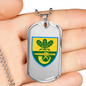 61st Jager Infantry Brigade (Ukraine) - Luxury Dog Tag Necklace
