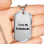 Love My Goldendoodle v4 - Luxury Dog Tag Necklace