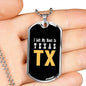Heart In Texas - Luxury Dog Tag Necklace