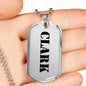Clark - Luxury Dog Tag Necklace