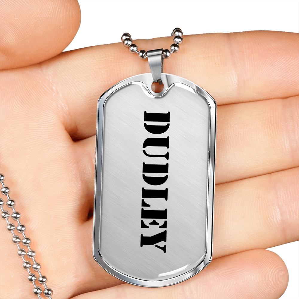 Dudley - Luxury Dog Tag Necklace