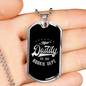 Rookie Dad 2018 - Luxury Dog Tag Necklace