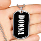 Donna v02 - Luxury Dog Tag Necklace