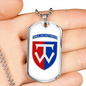 58th Motorized Infantry Brigade (Ukraine) v2 - Luxury Dog Tag Necklace