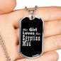 Egyptian Mau v3 - Luxury Dog Tag Necklace