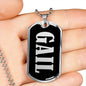 Gail v01s - Luxury Dog Tag Necklace