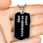 Coast Guardsman's Girl v3 - Luxury Dog Tag Necklace