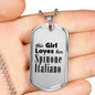 Spinone Italiano - Luxury Dog Tag Necklace