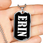 Erin v02 - Luxury Dog Tag Necklace