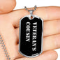 Veteran's Cousin v2 - Luxury Dog Tag Necklace