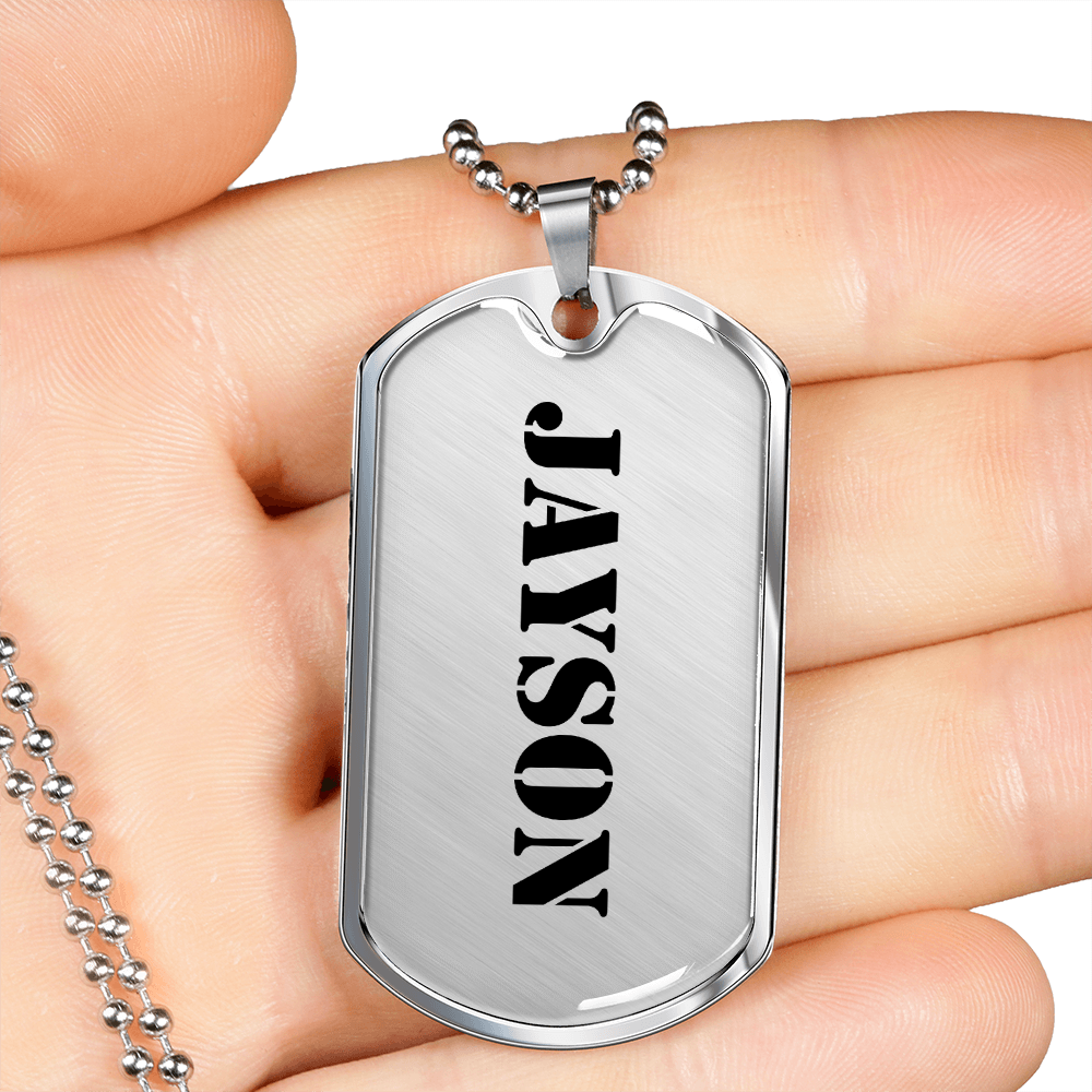 Jayson - Luxury Dog Tag Necklace