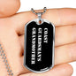 Coast Guardsman's Grandmother v3 - Luxury Dog Tag Necklace