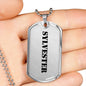 Sylvester - Luxury Dog Tag Necklace