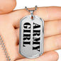 Army Girl - Luxury Dog Tag Necklace