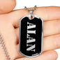 Alan v3 - Luxury Dog Tag Necklace