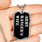 Army Ranger's Wife v2 - Luxury Dog Tag Necklace