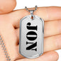 Jon - Luxury Dog Tag Necklace