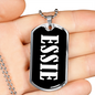 Essie v03 - Luxury Dog Tag Necklace