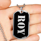 Roy v3 - Luxury Dog Tag Necklace