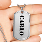 Carlo - Luxury Dog Tag Necklace