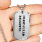 Coast Guard Daughter - Luxury Dog Tag Necklace