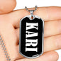 Kari v02 - Luxury Dog Tag Necklace