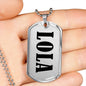 Lola v01 - Luxury Dog Tag Necklace