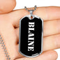 Blaine v2 - Luxury Dog Tag Necklace