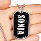 Sonja v03 - Luxury Dog Tag Necklace