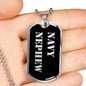 Navy Nephew v2 - Luxury Dog Tag Necklace