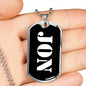 Jon v2 - Luxury Dog Tag Necklace