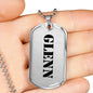 Glenn - Luxury Dog Tag Necklace