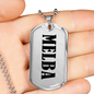 Melba v01 - Luxury Dog Tag Necklace