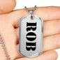 Rob - Luxury Dog Tag Necklace