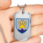 15th Mountain Assault Battalion (Ukraine) - Luxury Dog Tag Necklace