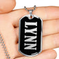 Lynn v01s - Luxury Dog Tag Necklace