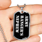 Army Ranger's Nephew v3 - Luxury Dog Tag Necklace